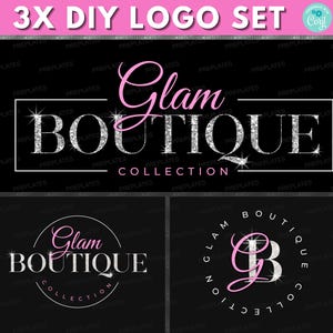 Boutique Logo, DIY Logo Design Template, Hair Logo, Fashion Logo, Beauty Logo, Hair Bundles Extensions Logo, Premade Business Logo