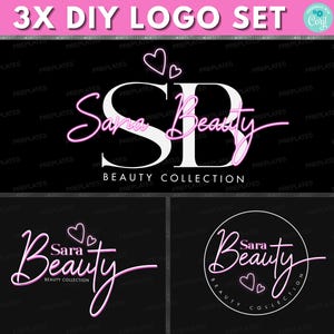 Boutique Logo, DIY Logo Design Template, Hair Logo, Beauty Logo, Fashion Logo, Hair Bundles Extensions Logo, Premade Business Logo