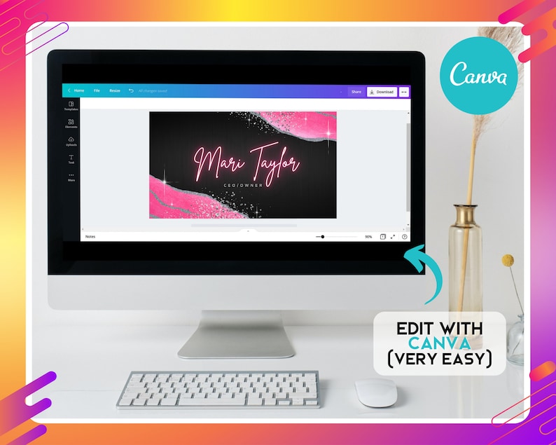 CEO
Founder
Executive
Entrepreneur
Boss Lady
Chic
Fashionable
Creative
Eye-Catching
Business Card Template
Downloadable Template
Pink
Blush Pink
Rose Gold
Metallic Pink
Fuchsia
Silver
Glitter
Shimmer
Elegant
Modern
Glamorous