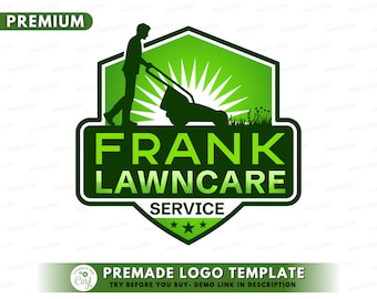 Logo firmy zajmującej się pielęgnacją trawników, szablon projektu logo DIY, logo firmy ogrodniczej, logo firmy koszącej trawniki, logo firmy ogrodniczej, logo firmy zajmującej się pielęgnacją trawników, logo firmy zajmującej się trawą, logo firmy zajmującej się drzewami