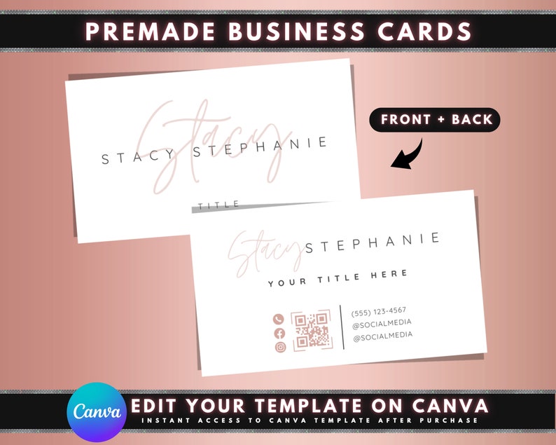 Minimalist
Modern
Elegant
Sophisticated
Classic
Professional
Clean
Timeless
Two-tone
QR Code Business CardBusiness card template
Business card design
Printable business card
Minimalist business card with QR code
Creative business card with QR code