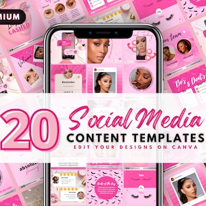 Lash Content Posts Vorlagen, DIY Flyer Design, Social Media Engagement Posts, Wimpern Flyer, Instagram Lash Tech Post, Business Flyer