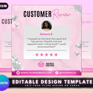 Kundenrezension Flyer, DIY Flyer Template Design, Kunden Feedback Flyer, Kundenrezension Flyer, Kunden Testimonial Flyer, Vorgefertigte Flyer