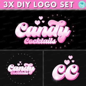 Logotipo de beleza, modelo de design de logotipo faça você mesmo, logotipo de cabelo, logotipo de boutique, logotipo de cílios, logotipo de cílios, logotipo de neon rosa, logotipo de negócios pré-fabricado