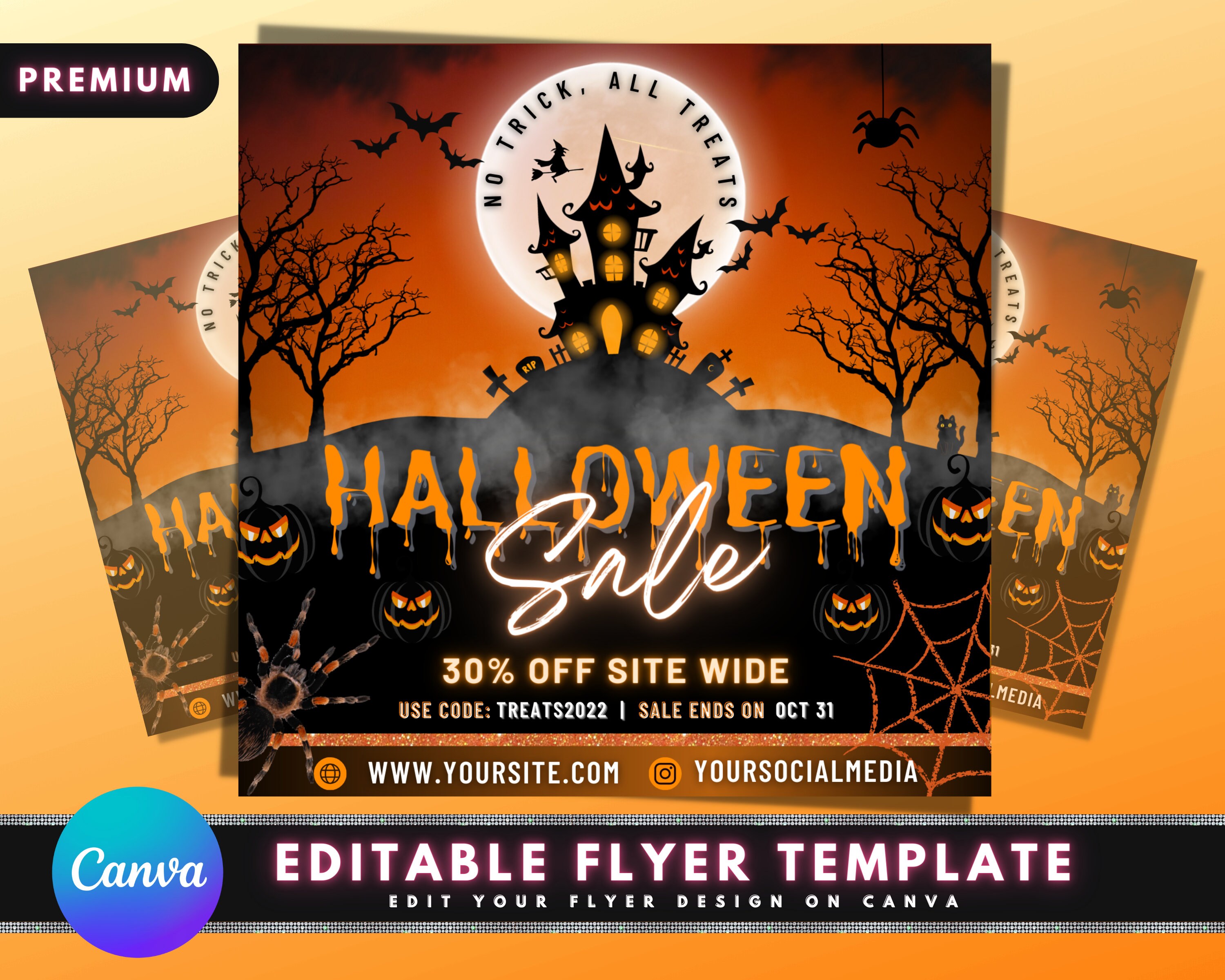 Free Printable Halloween Flyer Templates