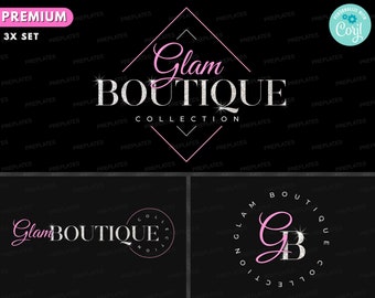 Boutique Logo, DIY Logo Design Template, Hair Logo, Fashion Logo, Beauty Logo, Hair Bundles Extensions Logo, Premade Business Logo