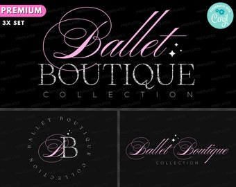 Boutique Logo, DIY Logo Design Template, Fashion Logo, Text Based Logo, Glam Logo, Beauty Logo, Hair Logo, Lash Logo, Premade Business Logo