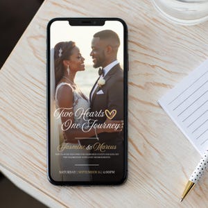 Animated Wedding Invitation, DIY Template Design, Wedding Video ...