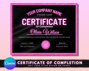 Certificat de réussite, modèle de formation à réaliser soi-même, certificat de participation, certificat de formation modifiable pour les réalisations de cils