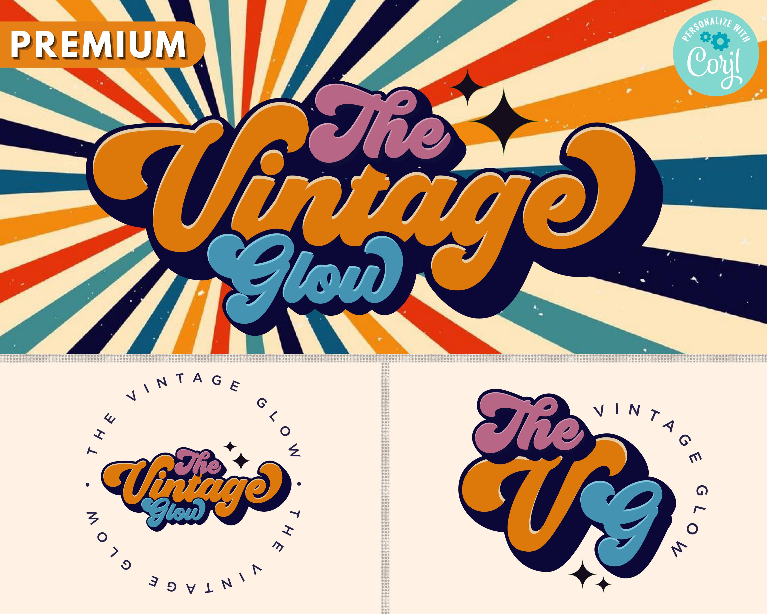 modern vintage logos