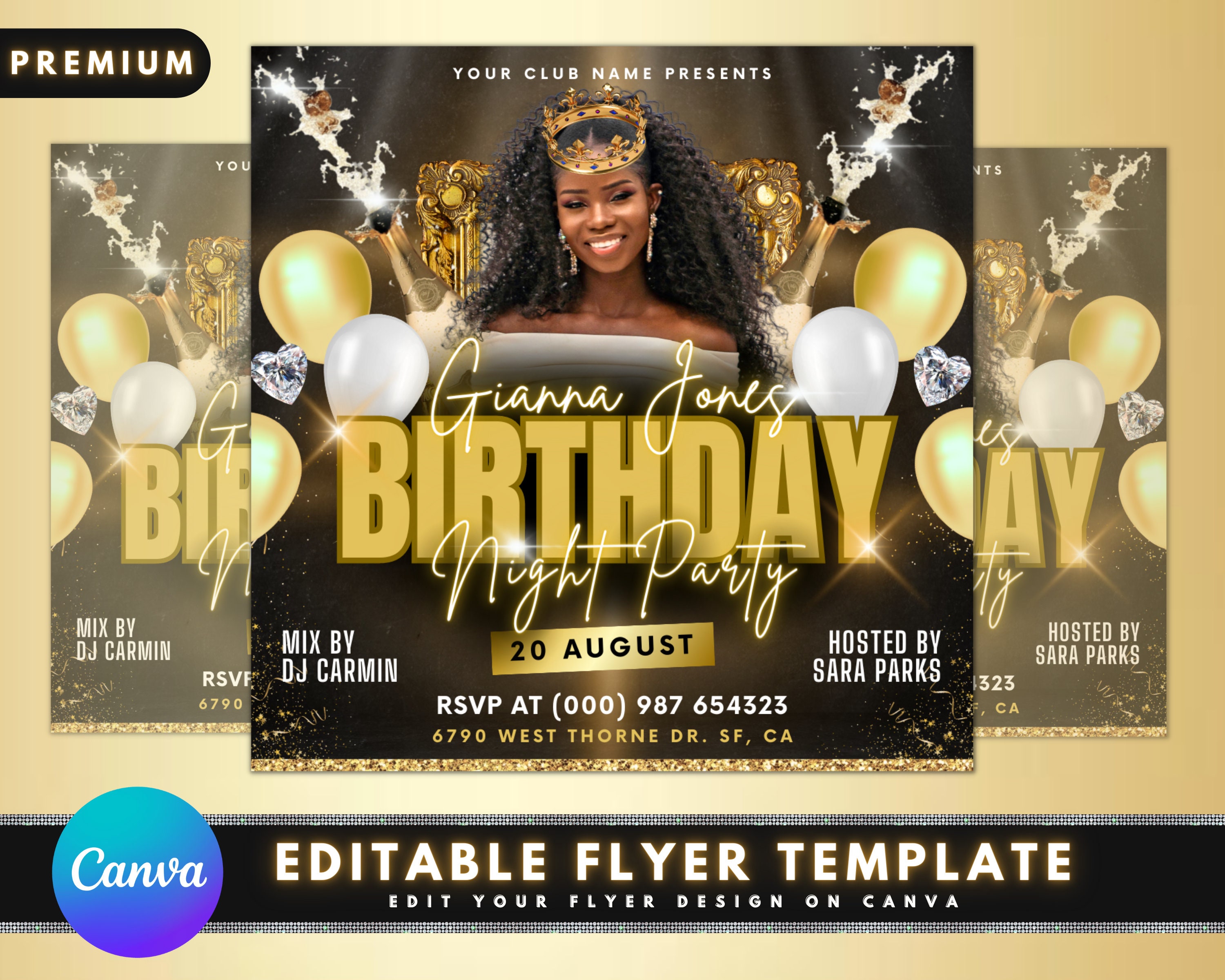 Birthday Party Flyers Templates