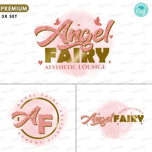 Aesthetics Logo Set, DIY Design Template, Skin Specialist Logo, Beauty Business Logo, Esthetician Logo, Premade Facial Body Treatment Logo