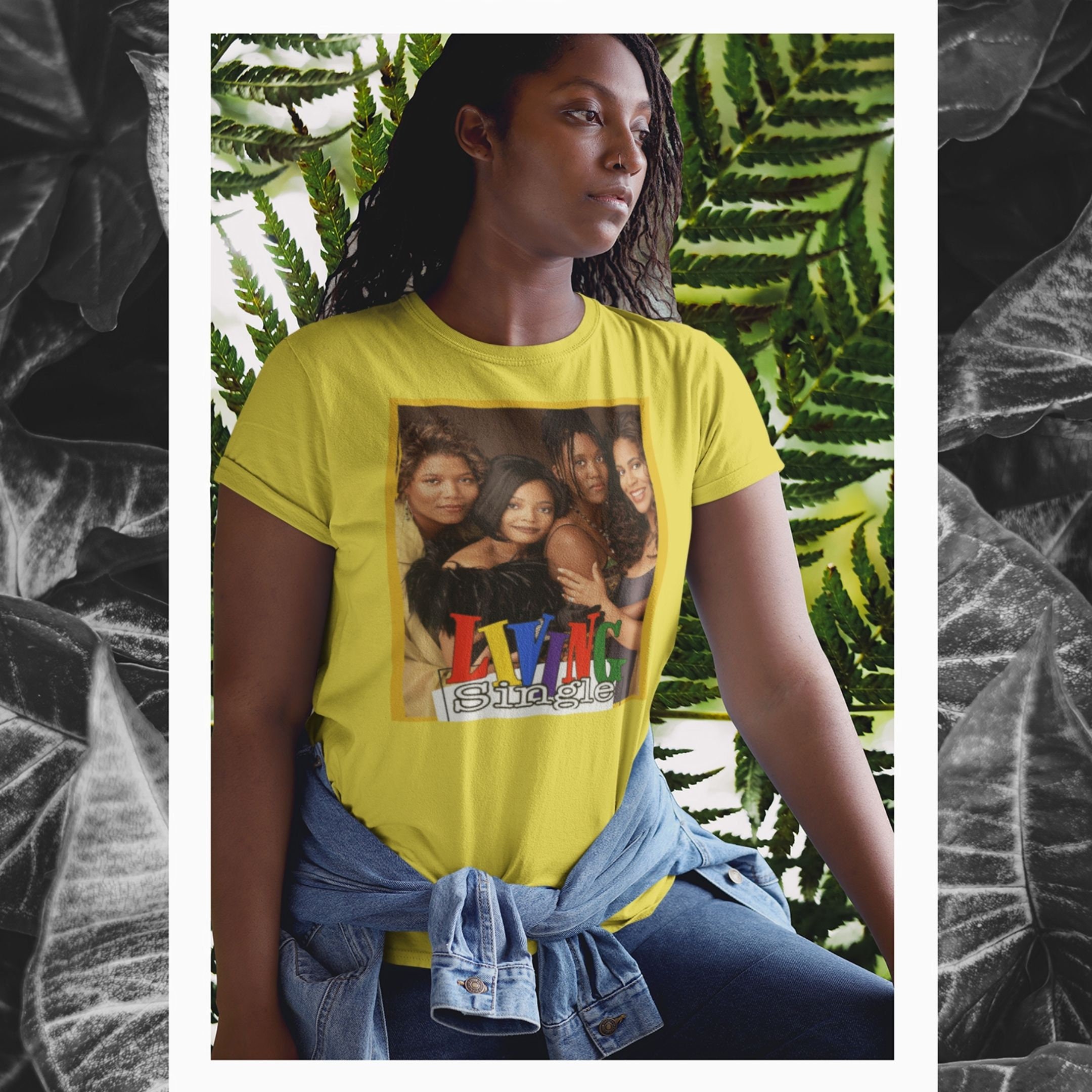 Living Single 90s TV Show Tee Popular Retro UNISEX Living - Etsy