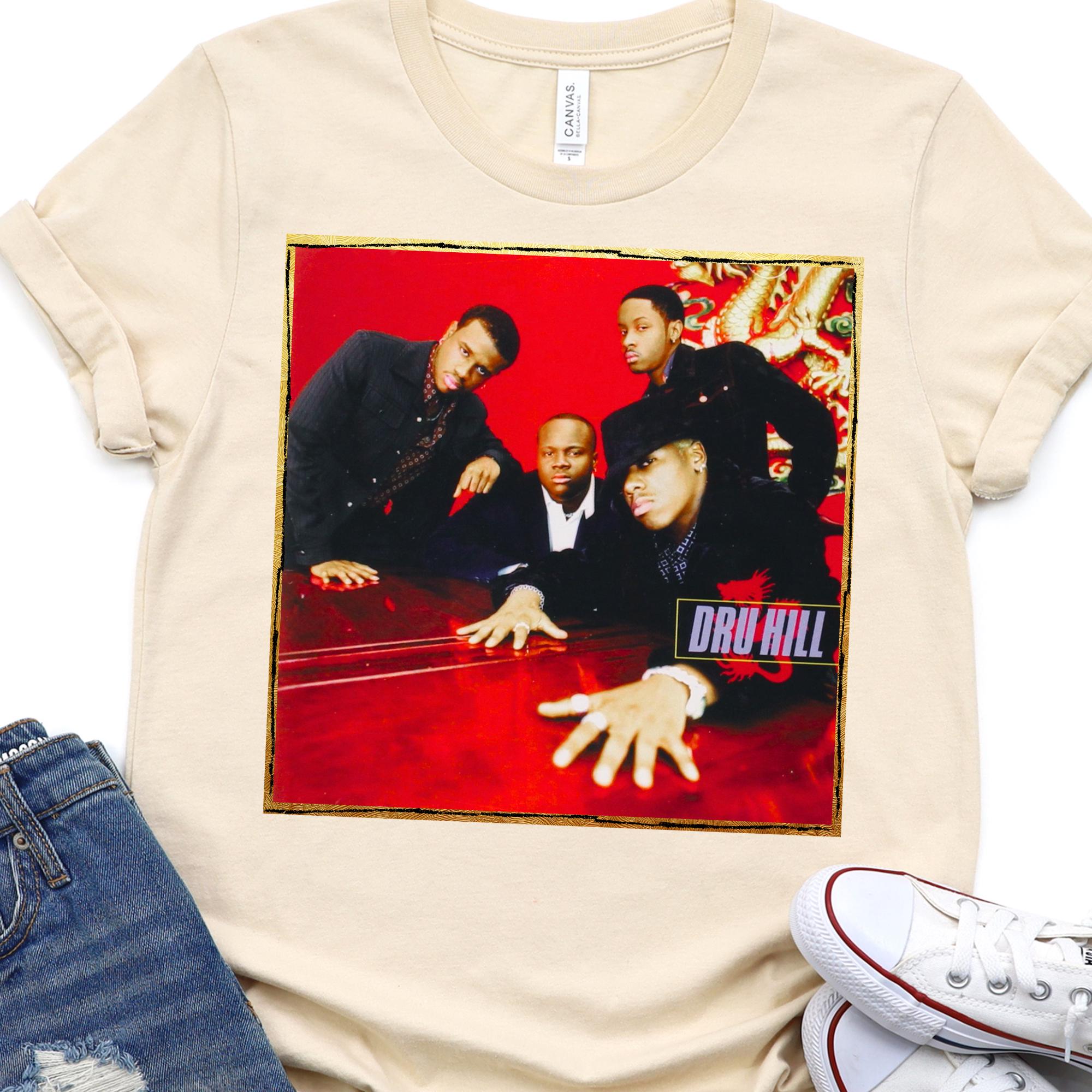 Dru hillドルヒルrapTシャツ　ラップT　フォトT Dru Hill First Album Tee - 90s Rnb Music Lovers Gift - Etsy