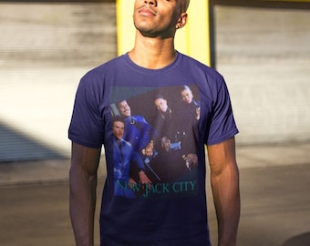 New Jack City Tee | Hip Hop Gangster Movie TShirt | Retro 90s Classic UNISEX T-shirt with Wesley Snipes & Ice-T