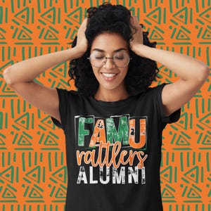Florida A&M University Rattlers Stamped Alumni Tee | FAMU Rattlers Unisex Tshirt, HBCU Pride Shirt, Graduation Gift, FAMU Homecoming Apparel