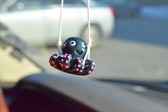 Oktopus Auto Anhänger Kawaii Autozubehör Auto Spiegel - .de