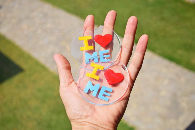 Halloween Funny Car Coasters Set of 2 Glow in the Dark Etsy