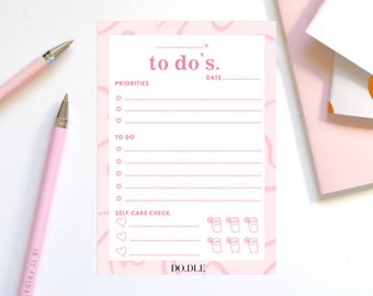 Digital download- To do list daily planner-A5 printable - Self care planner- A5 Planner insert- Productivity planner