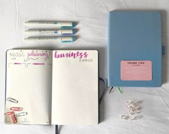 Bujo- Dotted journal- Planner- Dotted Notebook A5 hardcover