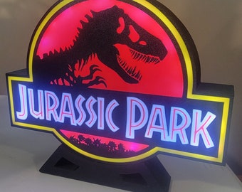 Jurassic Park 3d printed light box