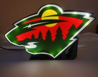 Minnesota wild 3d printed light box
