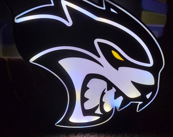 Dodge Hellcat 3d printed light box