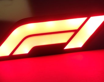 F1 Formula 1 racing 3d printed light box