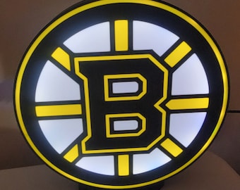 Boston Bruins 3d printed light box