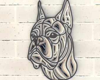 Download Mandala Boxer Dog Etsy