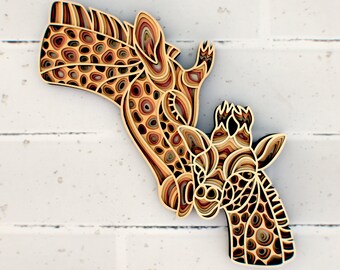 Download Giraffe Mandala Svg Etsy