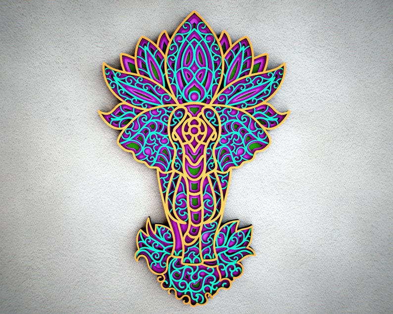 Download 3d Mandala Svg For Crafters Layered Svg Cut File