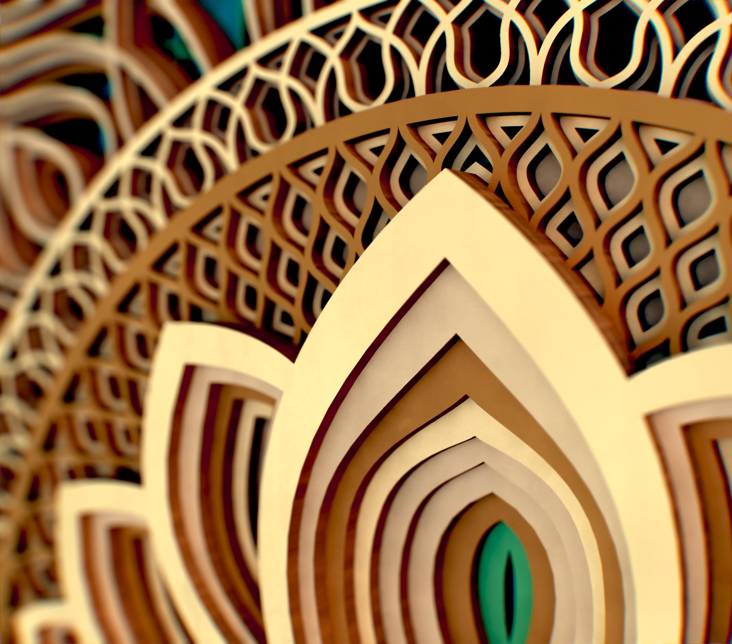 Download Lotus Jhelum Mandala archivos SVG del panel 3D archivos de ...