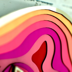 Cat Hearts 3D Mandala SVG Files, Files for Laser Cutting, Multilayer