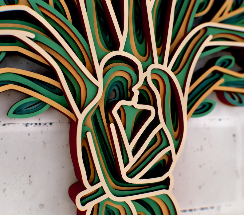 Download Dxf Templates For Cnc Router Tree Of Life Man Woman 3d Zentangle Svg Files Svg Files Multilayer Panel For Laser Cutting Woodworking Carpentry Home Hobby Safarni Org