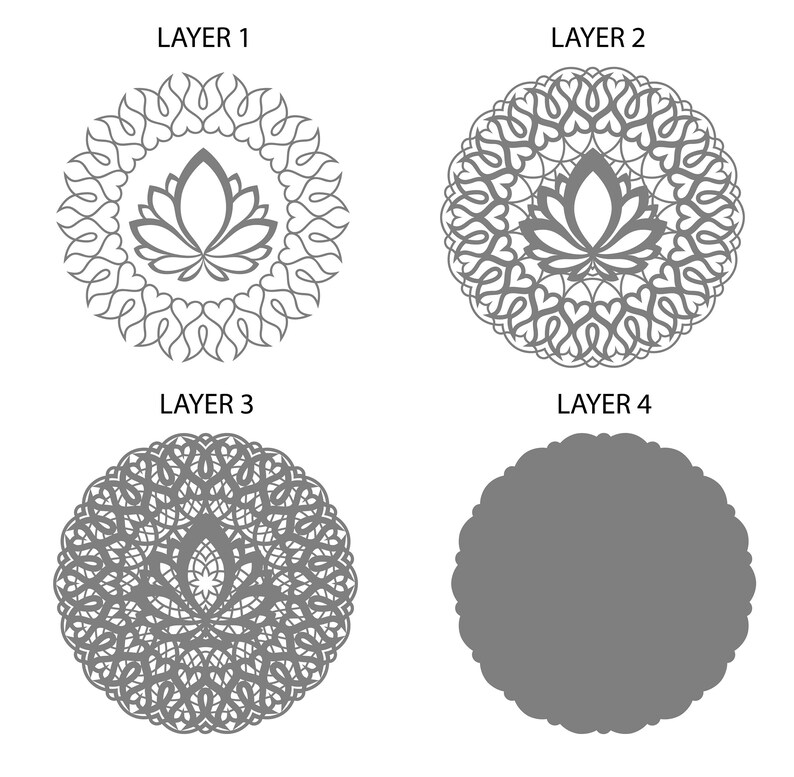 Download 3d Lotus Mandala Svg Free Layered Svg Files