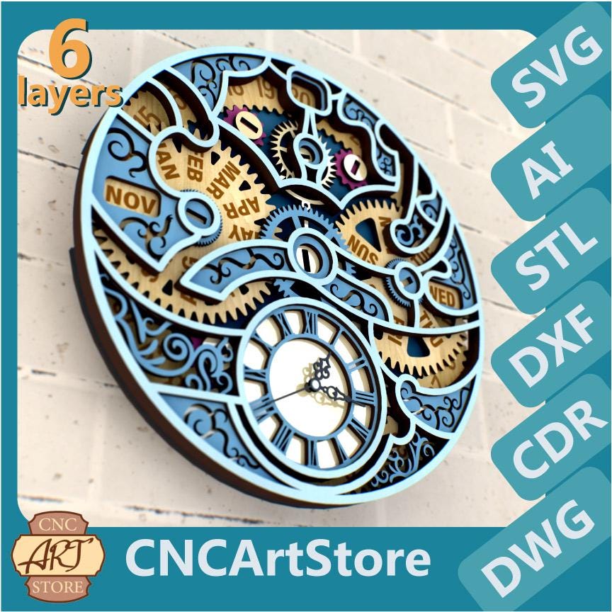 Shadow Box Clock - Etsy