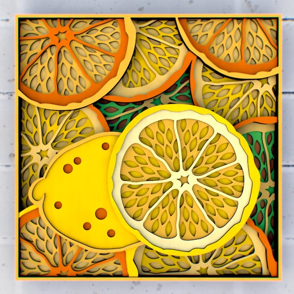 Lemons Mandala svg, Multilayer Panel for Laser Cutting, layered SVG files for CNC router Laser or Cricut Lemons Mandala svg, Multilayer Panel for Laser Cutting, layered SVG files for CNC router Laser or Cricut