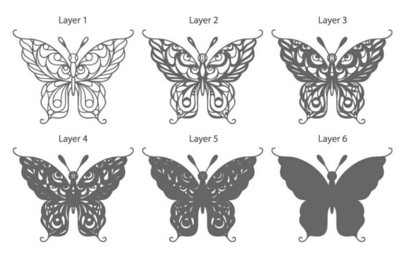 Free Free 294 3D Layered Butterfly Mandala Svg Free SVG PNG EPS DXF File