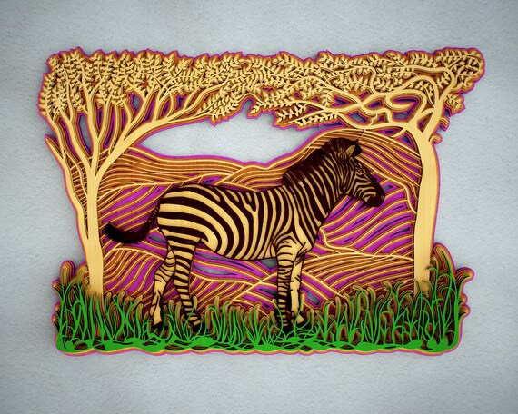 Download Savanna Multilayer Svg Zebra Horse 3d Mandala Zentangle Svg Etsy PSD Mockup Templates