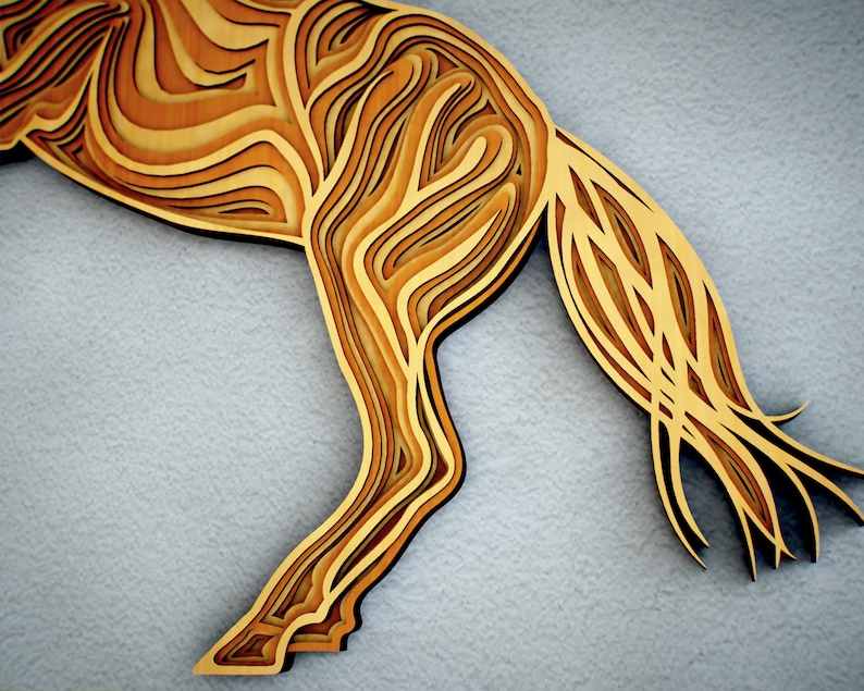 Download Horse 3D Mandala SVG files Animal Mandala Files for Laser ...