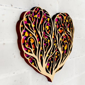 Love Tree 3D Mandala SVG Files, Wedding Panel Files for Laser Cutting, Multilayer Blueprints For CNC router, Files for Glowforge or Cricut image 8