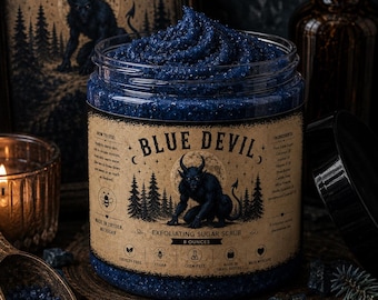 Blue Devil | Sandalwood Vanilla Exfoliating Sugar Scrub