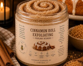 Cinnamon Roll Exfoliating Sugar