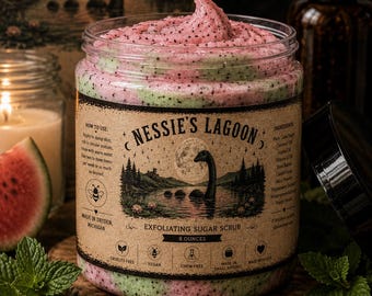 Nessie’s Lagoon | Watermelon Mint Mojito Exfoliating Sugar Scrub