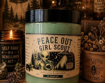 Peace Out Girl Scout | Thin Mint Exfoliating Sugar Scrub