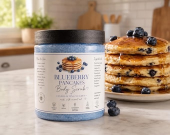 Blueberry Pancake Exfoliating Sugar