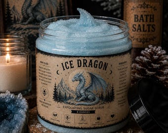 Beware of the Ice Dragon | Peppermint Exfoliating Sugar Scrub
