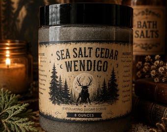 Sea Salt Cedar Wendigo Exfoliating Sugar Scrub
