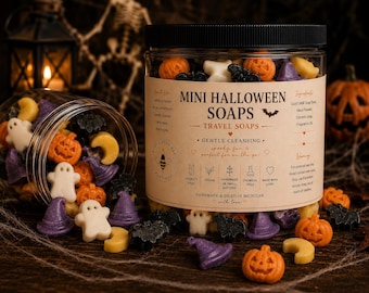 Mini Halloween Travel Soaps Orange Creamsicle